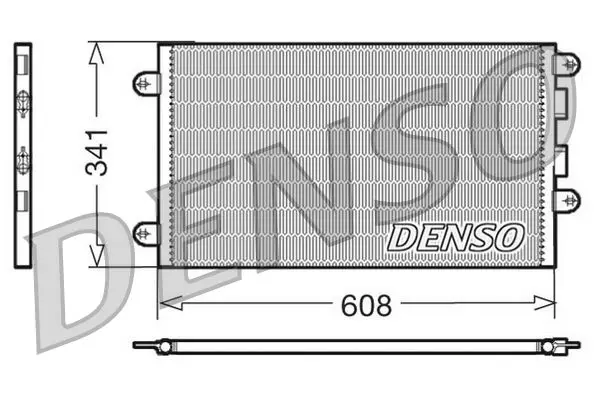 Handler.Part Condenser, air conditioning Denso DCN01012 1