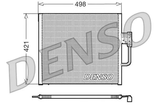 Handler.Part Condenser, air conditioning Denso DCN05015 1