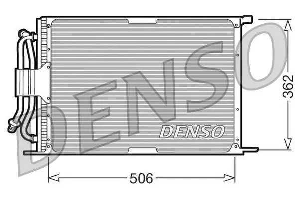 Handler.Part Condenser, air conditioning Denso DCN10005 1