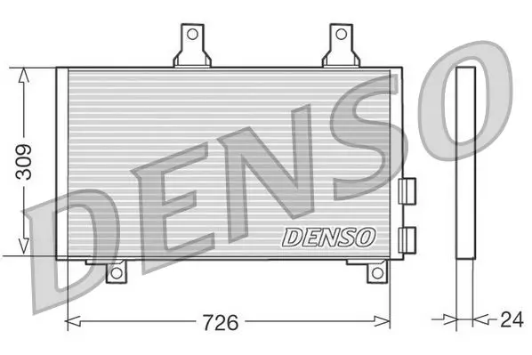 Handler.Part Condenser, air conditioning Denso DCN11003 1