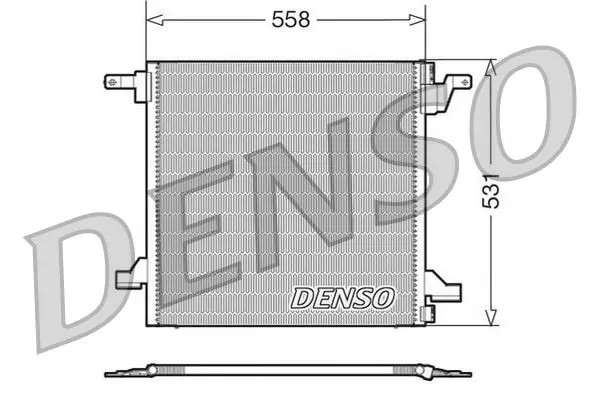 Handler.Part Condenser, air conditioning Denso DCN17022 1