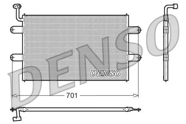 Handler.Part Condenser, air conditioning Denso DCN27003 1