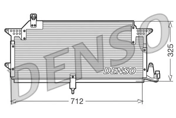 Handler.Part Condenser, air conditioning Denso DCN32005 1