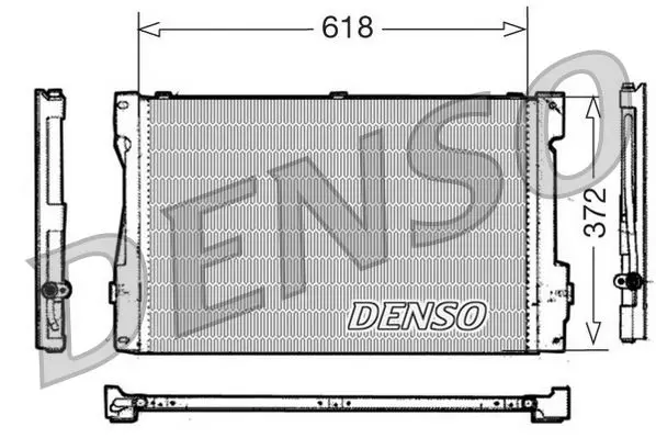 Handler.Part Condenser, air conditioning Denso DCN33006 1