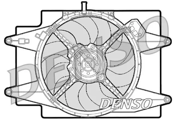 Handler.Part Fan, radiator Denso DER01001 1