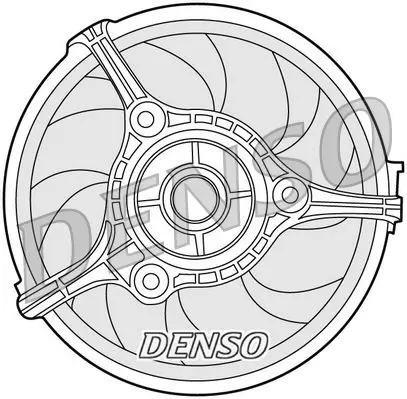 Handler.Part Fan, radiator Denso DER02002 1