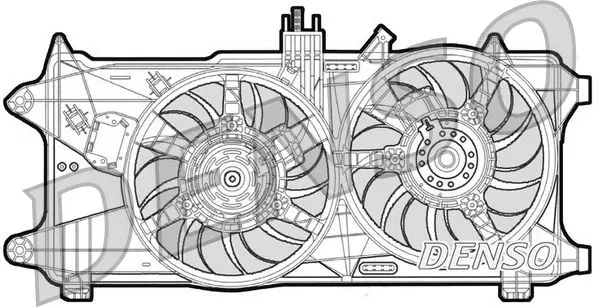 Handler.Part Fan, radiator Denso DER09025 1