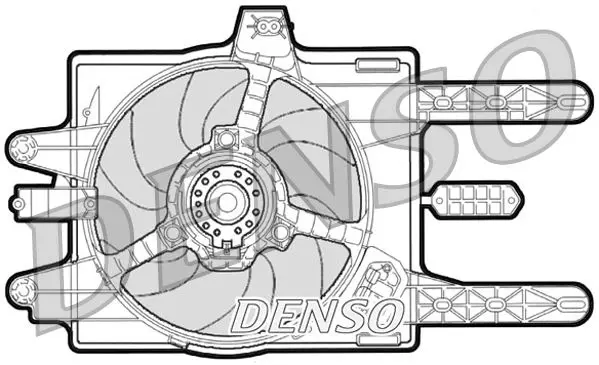 Handler.Part Fan, radiator Denso DER09030 1