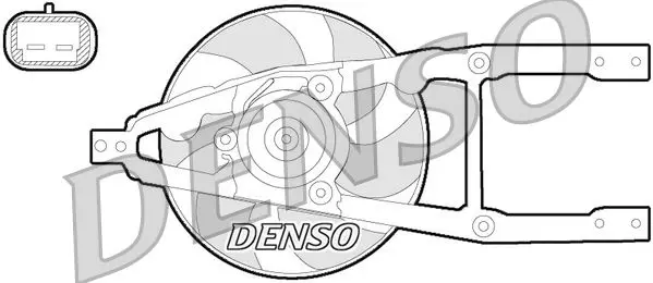 Handler.Part Fan, radiator Denso DER09055 1