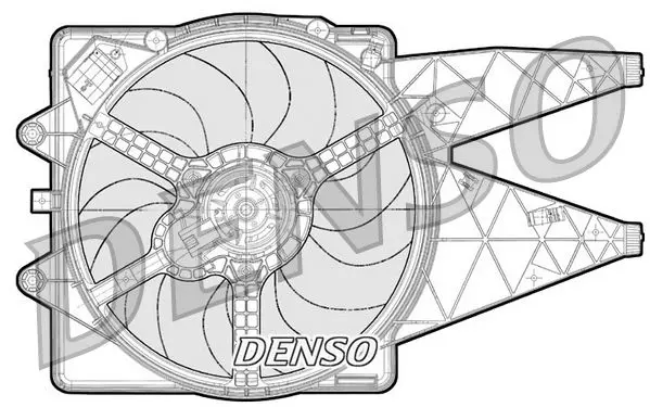 Handler.Part Fan, radiator Denso DER09091 1