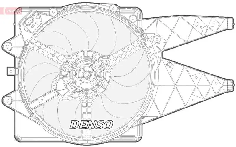 Handler.Part Fan, radiator Denso DER09092 1