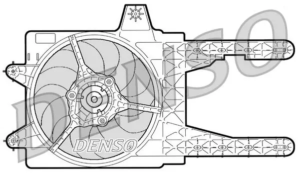 Handler.Part Fan, radiator Denso DER13006 1