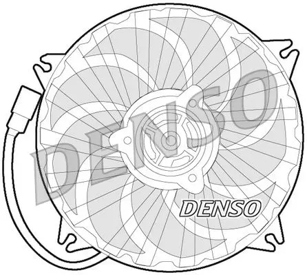 Handler.Part Fan, radiator Denso DER21016 1