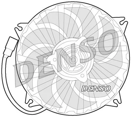 Handler.Part Fan, radiator Denso DER21019 1