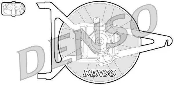 Handler.Part Fan, radiator Denso DER21020 1