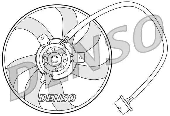 Handler.Part Fan, radiator Denso DER32003 1