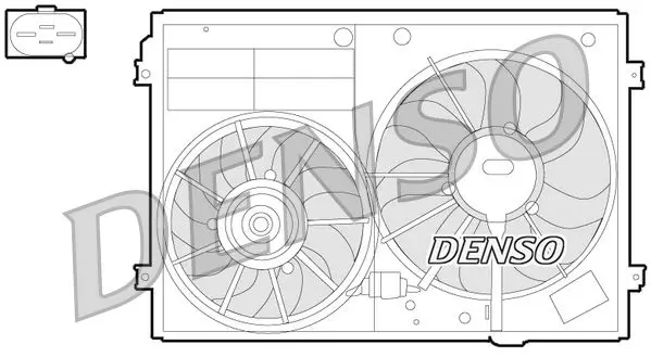 Handler.Part Fan, radiator Denso DER32012 1