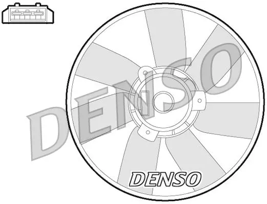 Handler.Part Fan, radiator Denso DER32013 1