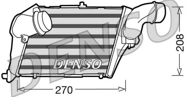 Handler.Part Intercooler, charger Denso DIT02012 1