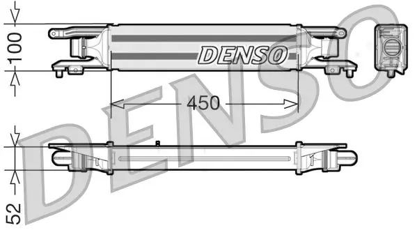 Handler.Part Intercooler, charger Denso DIT20001 1