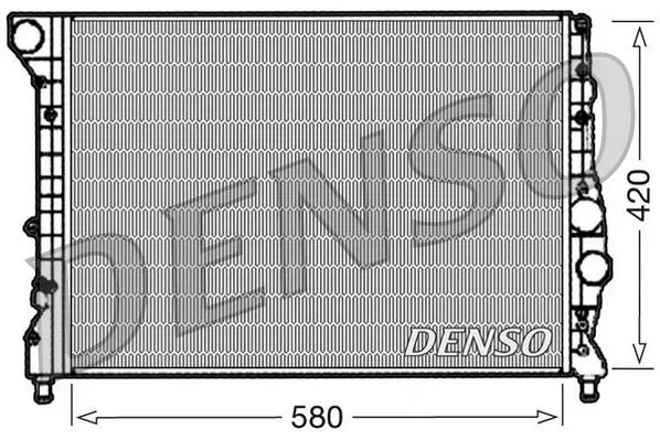 Handler.Part Radiator, engine cooling Denso DRM01001 1