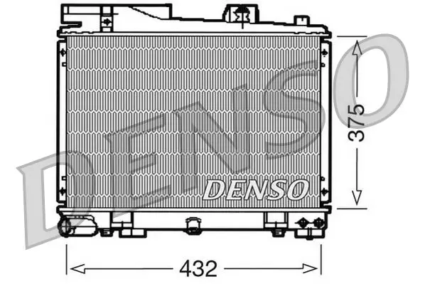 Handler.Part Radiator, engine cooling Denso DRM05034 1