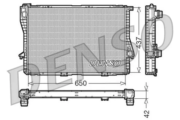 Handler.Part Radiator, engine cooling Denso DRM05047 1