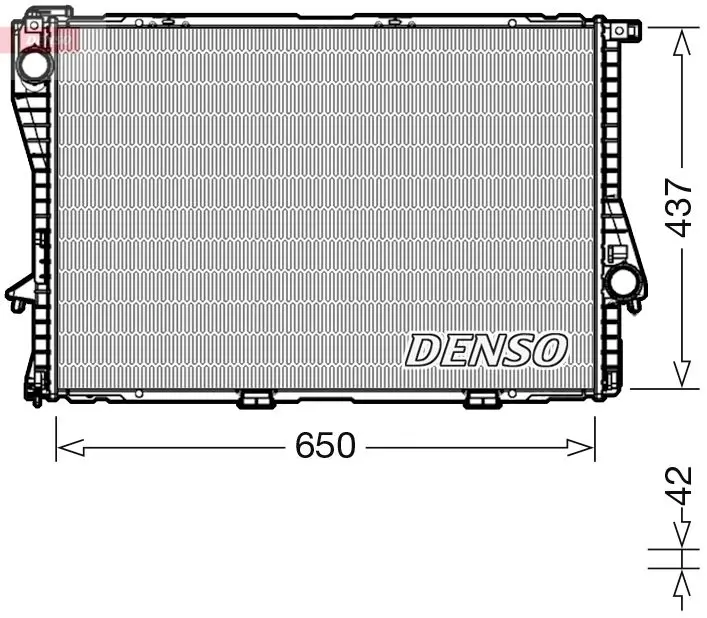 Handler.Part Radiator, engine cooling Denso DRM05048 1