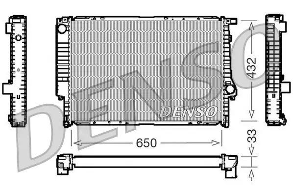 Handler.Part Radiator, engine cooling Denso DRM05066 1