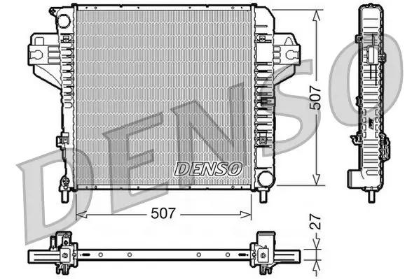 Handler.Part Radiator, engine cooling Denso DRM06030 1