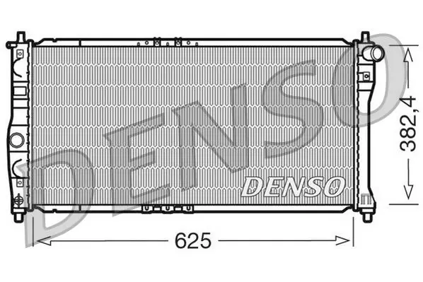 Handler.Part Radiator, engine cooling Denso DRM08002 1