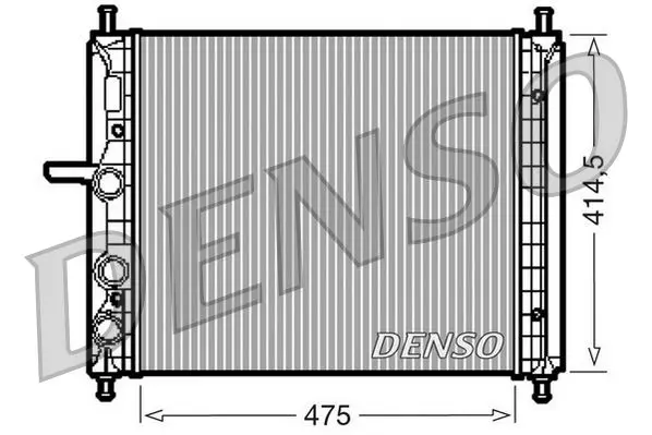 Handler.Part Radiator, engine cooling Denso DRM09034 1