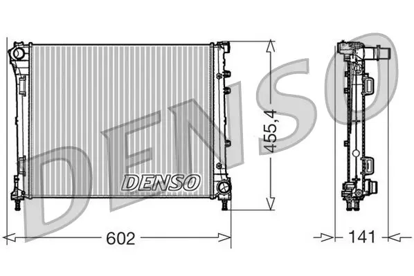 Handler.Part Radiator, engine cooling Denso DRM09160 1