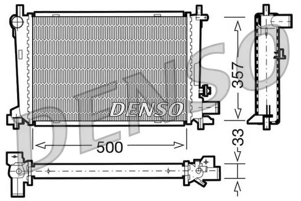 Handler.Part Radiator, engine cooling Denso DRM10039 1