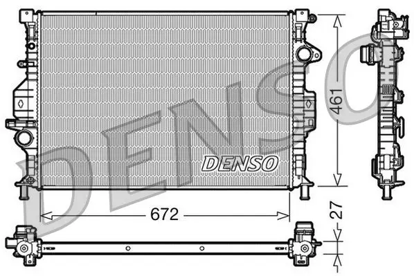 Handler.Part Radiator, engine cooling Denso DRM10069 1