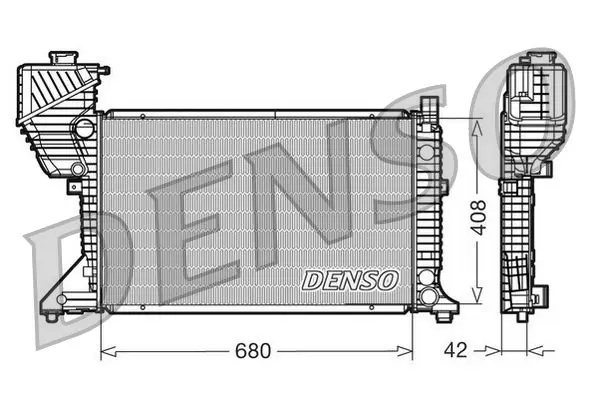 Handler.Part Radiator, engine cooling Denso DRM17011 1