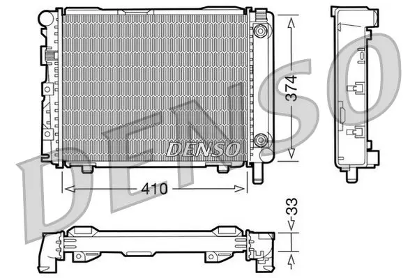 Handler.Part Radiator, engine cooling Denso DRM17029 1