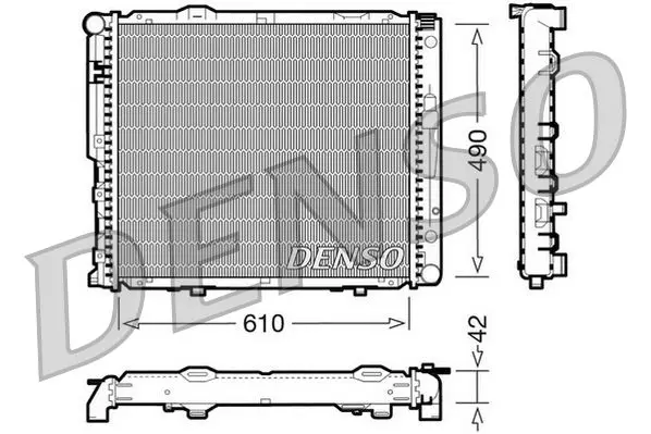 Handler.Part Radiator, engine cooling Denso DRM17033 1