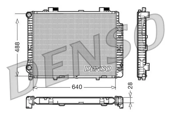 Handler.Part Radiator, engine cooling Denso DRM17041 1