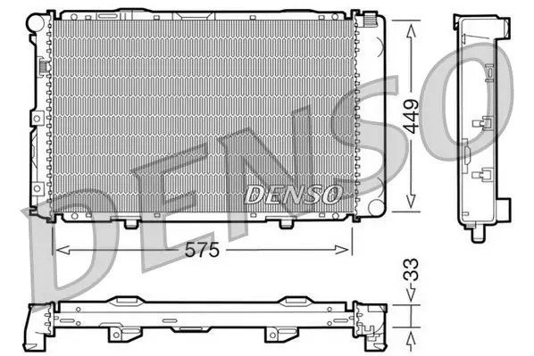 Handler.Part Radiator, engine cooling Denso DRM17066 1