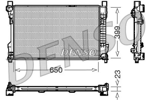 Handler.Part Radiator, engine cooling Denso DRM17081 1