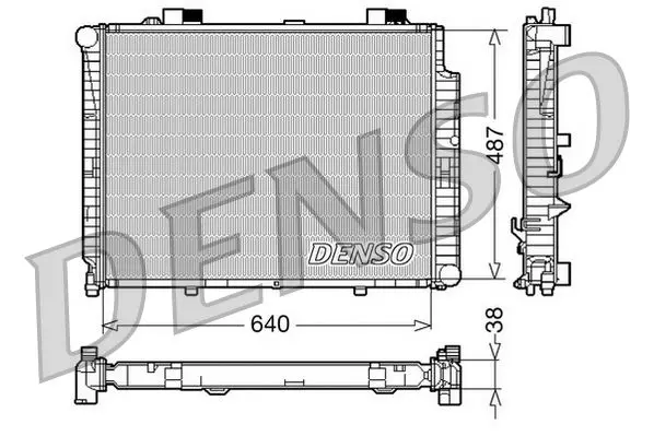 Handler.Part Radiator, engine cooling Denso DRM17085 1