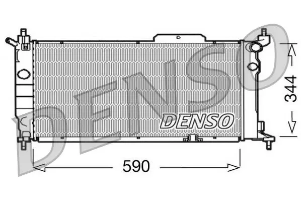 Handler.Part Radiator, engine cooling Denso DRM20013 1