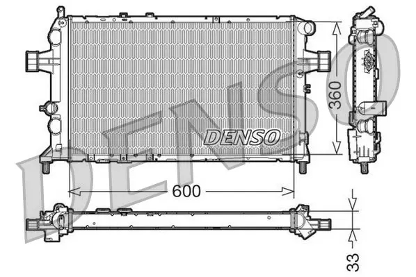 Handler.Part Radiator, engine cooling Denso DRM20018 1