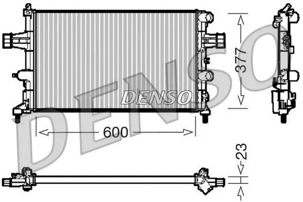 Handler.Part Radiator, engine cooling Denso DRM20081 1