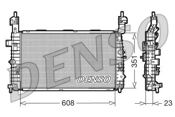 Handler.Part Radiator, engine cooling Denso DRM20093 1