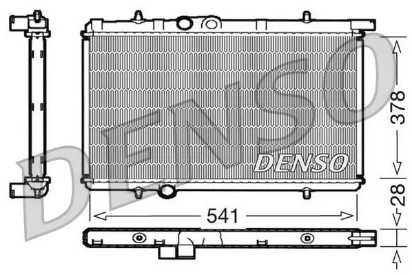 Handler.Part Radiator, engine cooling Denso DRM21021 1