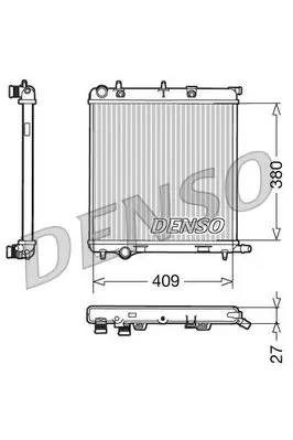 Handler.Part Radiator, engine cooling Denso DRM21026 1