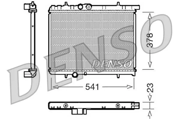 Handler.Part Radiator, engine cooling Denso DRM21031 1