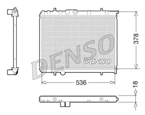 Handler.Part Radiator, engine cooling Denso DRM21034 1